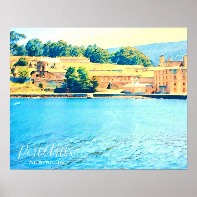 Port Arthur Tasmania Australia travel Poster (Vorne)