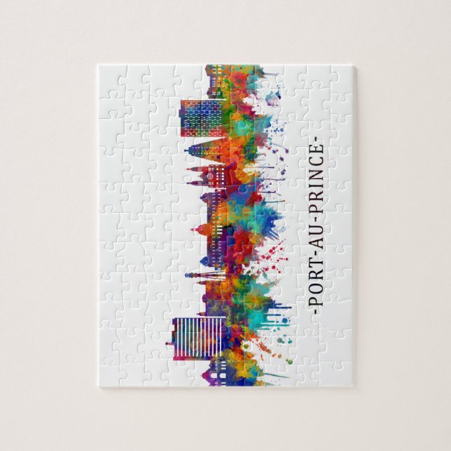 Port-Au-Prince Haiti Skyline (Vertikal)