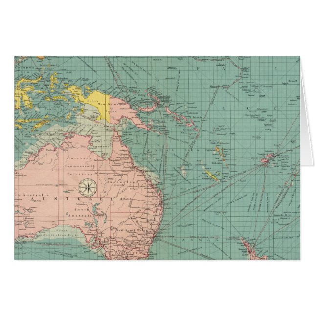 Port australasien, polynésien (Devant horizontal)