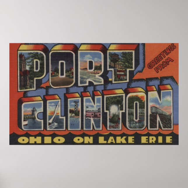 Port Clinton, Ohio - Lake Erie Poster (Vorne)
