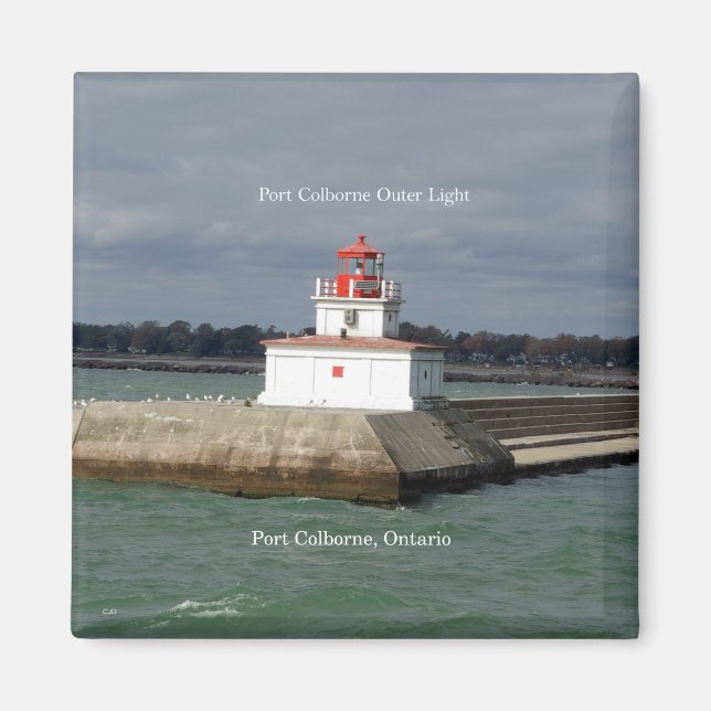 Port Colborne Äußerer Lichtmagnet Magnet (Vorne)