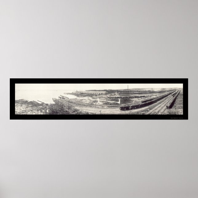 Port Covington, MD Foto 1913 Poster (Vorne)