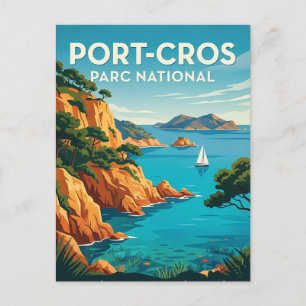 Port-Cros Nationalpark Frankreich Postkarte