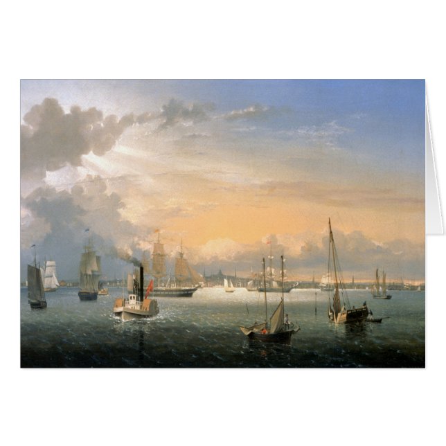 Port de Boston 1854 (Devant horizontal)