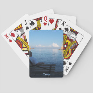 Port de Chania, Crète Bicycle® Cartes de jeu