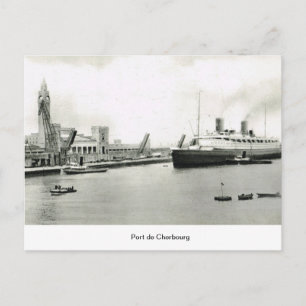 Port de Cherbourg Postkarte