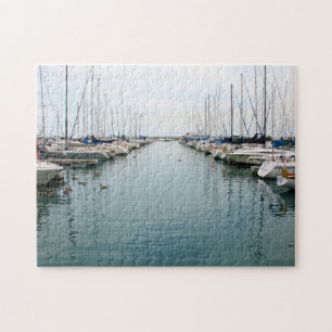 Port de Chicago - puzzle de voiliers au repos