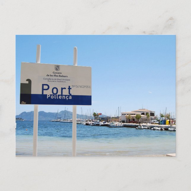 Port de Pollensa Postcard Postkarte (Vorderseite)