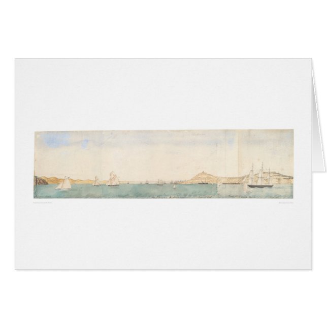 Port de San Francisco, la Californie (1244) (Devant horizontal)