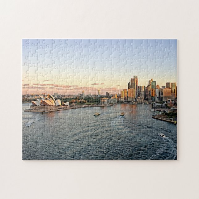 Port de Sydney - puzzle de l'Australie (Horizontal)