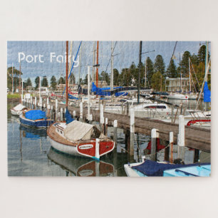 Port Fairy: Yachten im Marina, Victoria, Australie