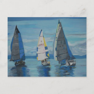 Port Hardy Sailing Regatta Postcard Postkarte