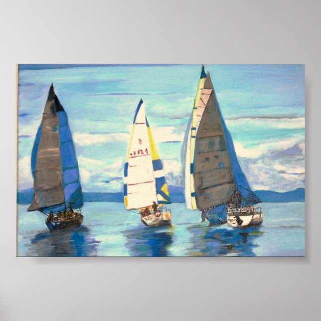 Port Hardy Voilier Regatta - Poster (Devant)