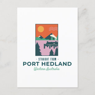 Port Hedland Western Australien Postkarte