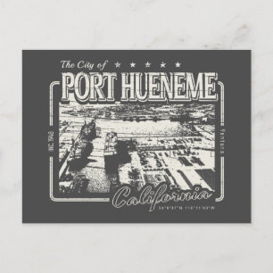 PORT HUENEME KALIFORNIEN VINTAG - NAVAL BASE POSTKARTE