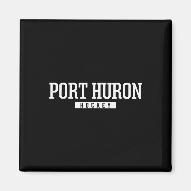 Port Huron High School Eishockey  Magnet (Vorne)
