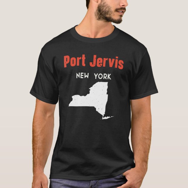 Port Jervis New York Usa Staat America Travel New T-Shirt (Vorderseite)