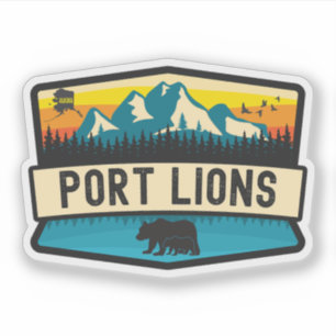 Port Lions, Alaska Aufkleber