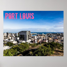 Port Louis Skyline Hauptstadt Mauritius