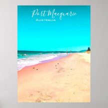 Port Macquarie Beach Szene Australien