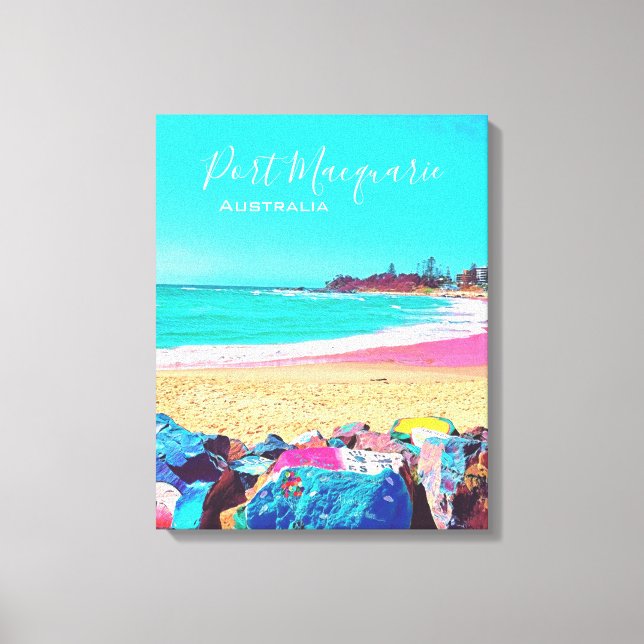 Port Macquarie NSW Australien Reiselandschaft Leinwanddruck (Vorderseite)