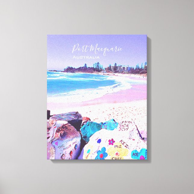 Port Macquarie NSW Australien Reiselandschaft Leinwanddruck (Vorderseite)