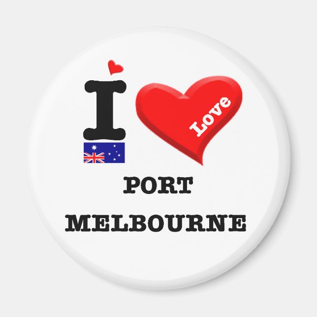 PORT MELBOURNE - I Liebe Magnet (Vorne)