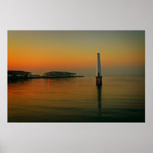 Port Melbourne Lighthouse Poster
