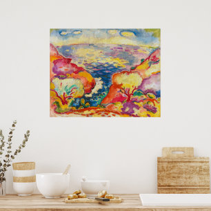 Port Miou George Braque Poster