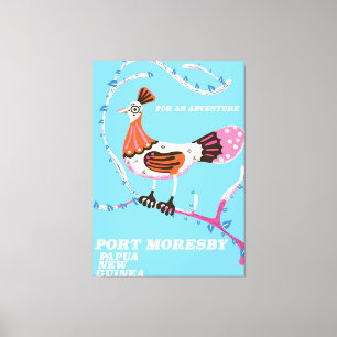 Port Moresby, Papua - Neue Guinea Leinwanddruck