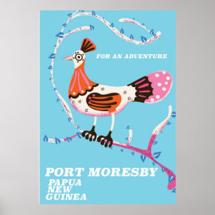 Port Moresby, Papua - Neue Guinea Poster