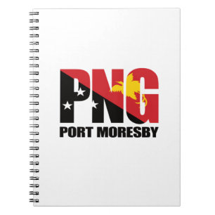 Port Moresby PNG mit Papua-Neuer Guinea Notizblock