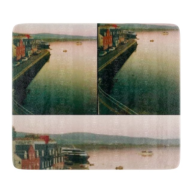 Port of Tobermory, Isle of Mull, Scotland Schneidebrett (Vorderseite)
