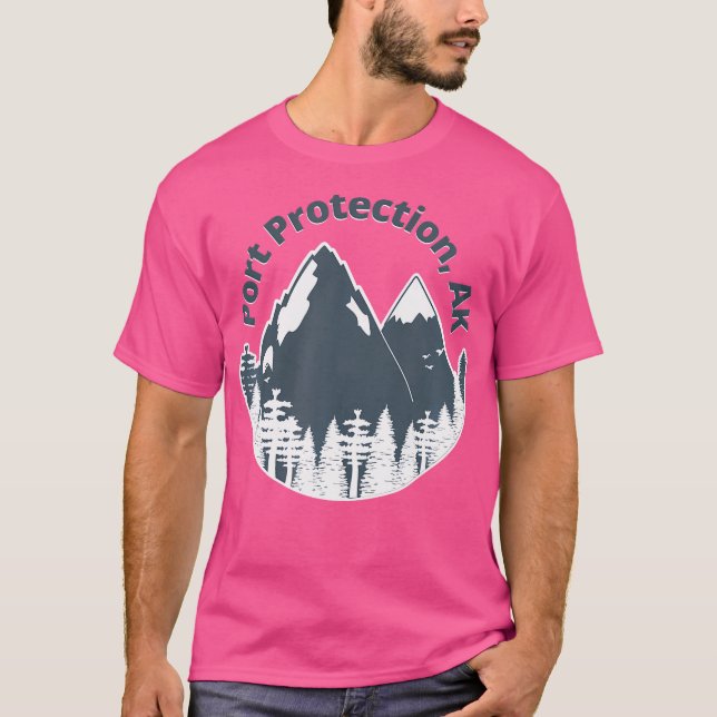 Port Protection Ak Berge Wandern T-Shirt (Vorderseite)