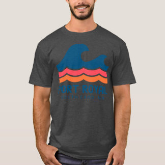 Port Royal South olina Vintag Wave T-Shirt