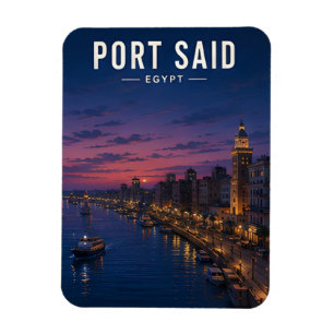 Port Said Ägypten Suezkanal Mittelmeer Reise Magnet