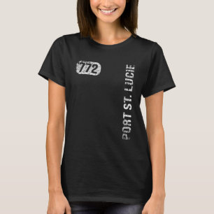 Port St Lucie Florida 772 Bereichscode Vintag Retr T-Shirt