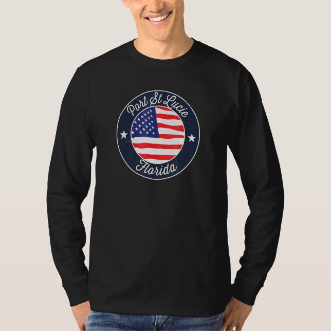 Port St Lucie Florida FL Vacation Souvenir Grafik T-Shirt (Vorderseite)