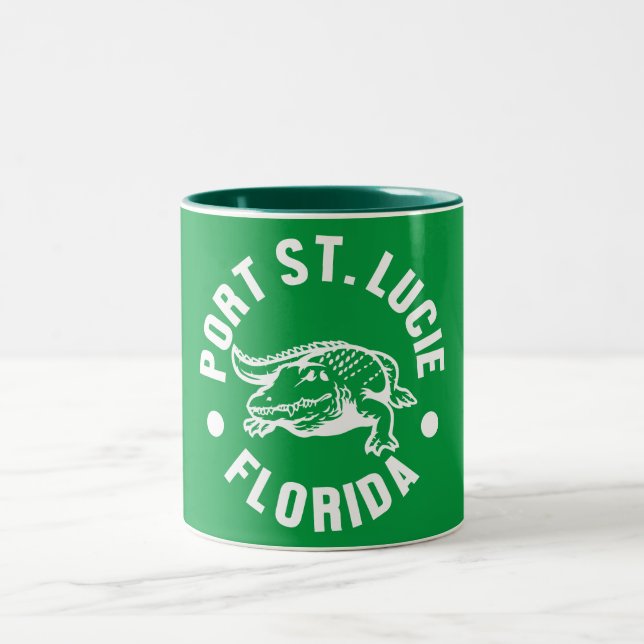 Port St. Lucie, Florida Zweifarbige Tasse (Mittel)