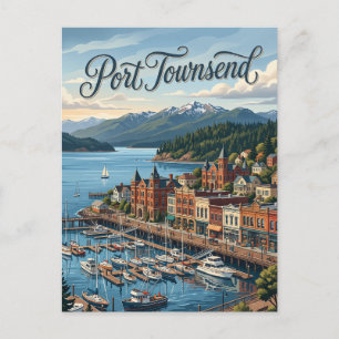 Port Townsend, Washington Postkarte