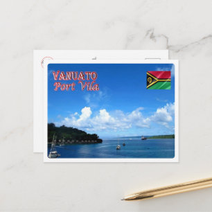 Port Vila - Natural Harbour - Vanuatu - Postkarte