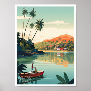 Port Vila Vanuatu Kunst, Dichtung und Musik Poster