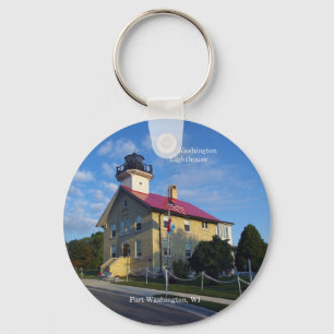 Port Washington Lighthouse Schlüsselkette Schlüsselanhänger