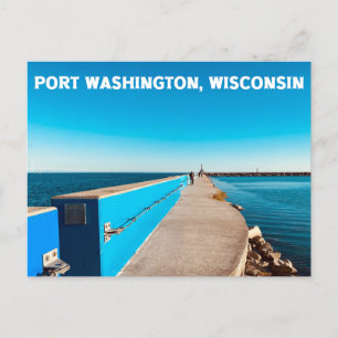 Port Washington, Wisconsin Postcard Postkarte