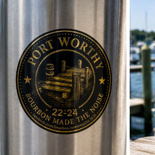 Port Worthy BLT Bewertungen Margarita Stufe Runder Aufkleber