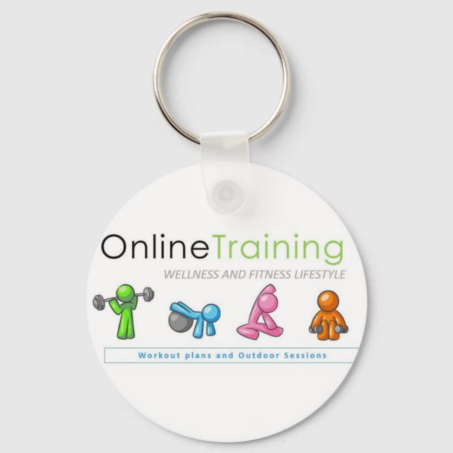 Porta chaves de Online Training Fitness Lifestyle Schlüsselanhänger (Vorderseite)