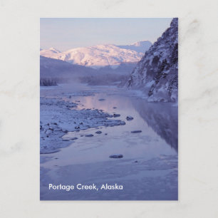 Portage Creek, Alaska Postkarte