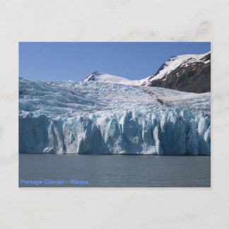 Portage Glacier Postkarte