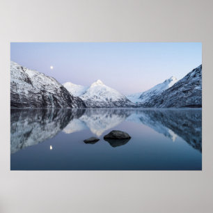 Portage Lake Twilight Poster