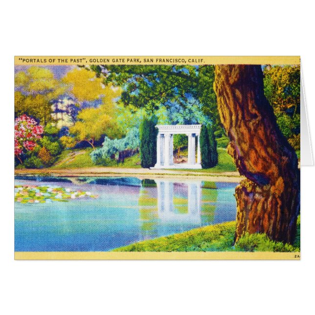 "Portails du passé" Golden Gate Park (Devant Horizontal)
